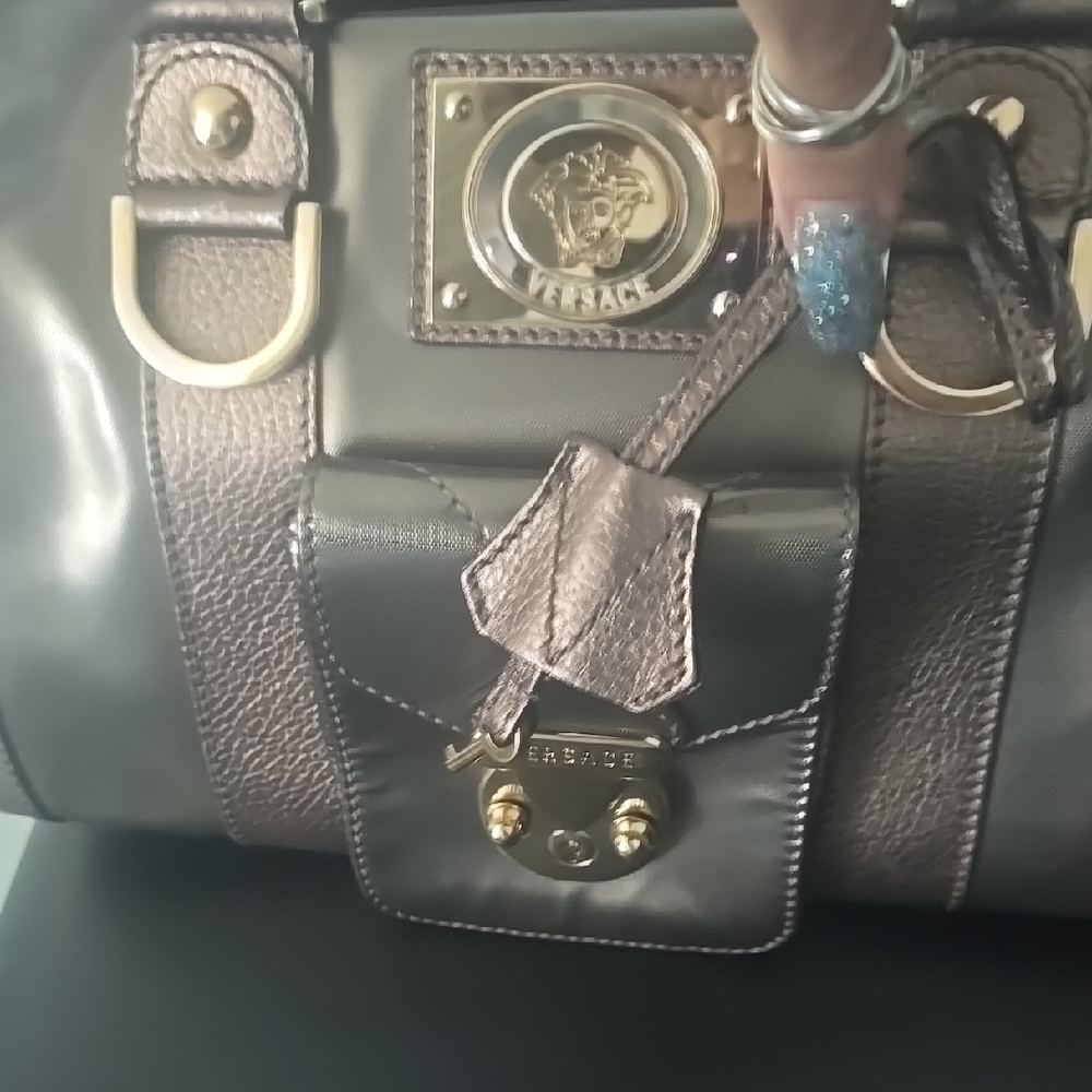 Versace Bronze and Gold Handbag - Picture 8 of 15